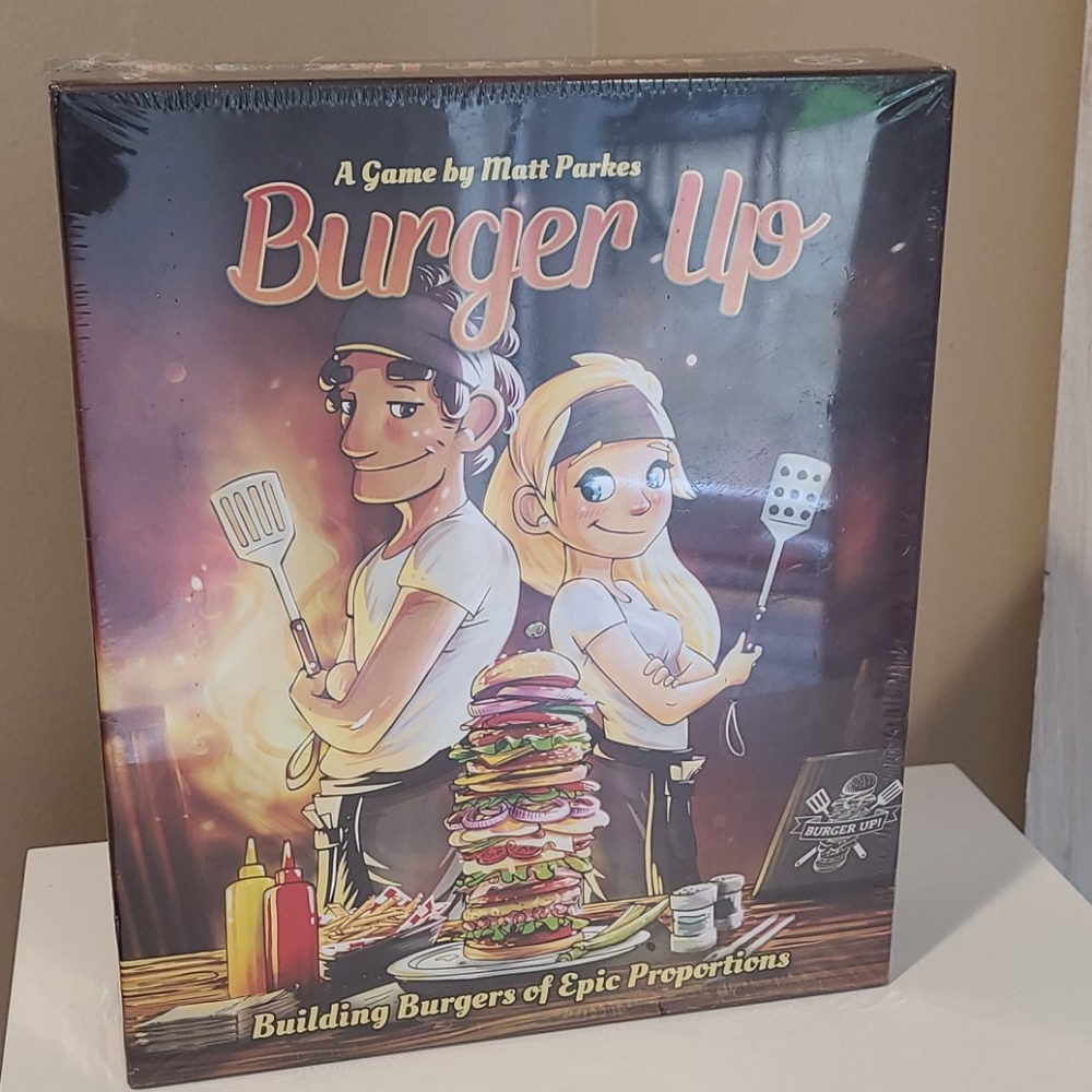 NWT Burger Up Board Game